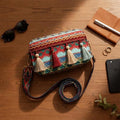 Embroidered Crossbody Sling Bag