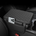 Car Armrest Cushion Pad with Side Pocket
