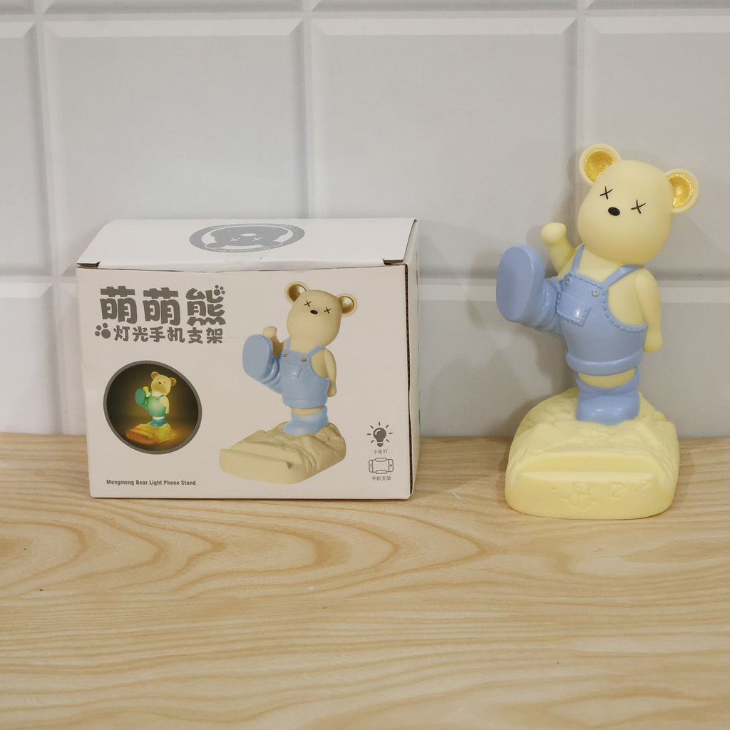 Magnetic Bear Led Light Phone Stand Night Lamp For Desk And Kids Room (1 Pc)