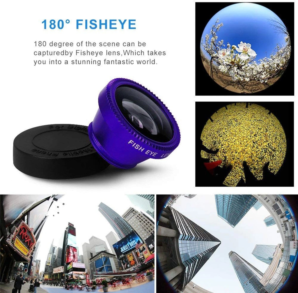 Wide Angle Macro Camera Lens For Smartphones