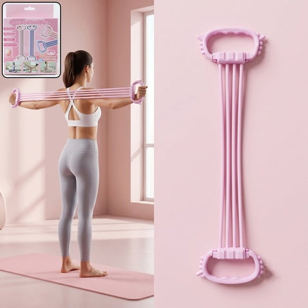 Multifunctional Chest Expander Puller 3 Tube Resistance Band For Home Gym (1 Pc)